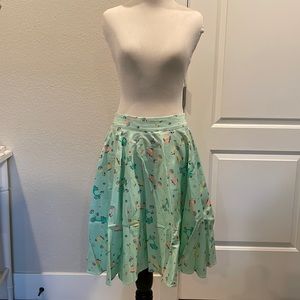 Retro 50s style swing skirt
